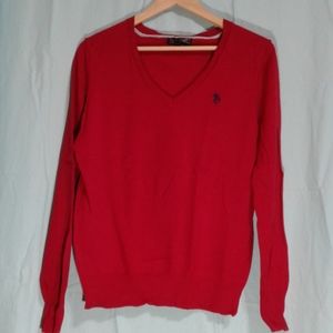 Sweater Red Happy Mood❤❤❤Polo